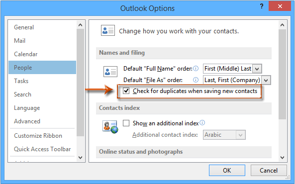 removing duplicate contacts in outlook for mac